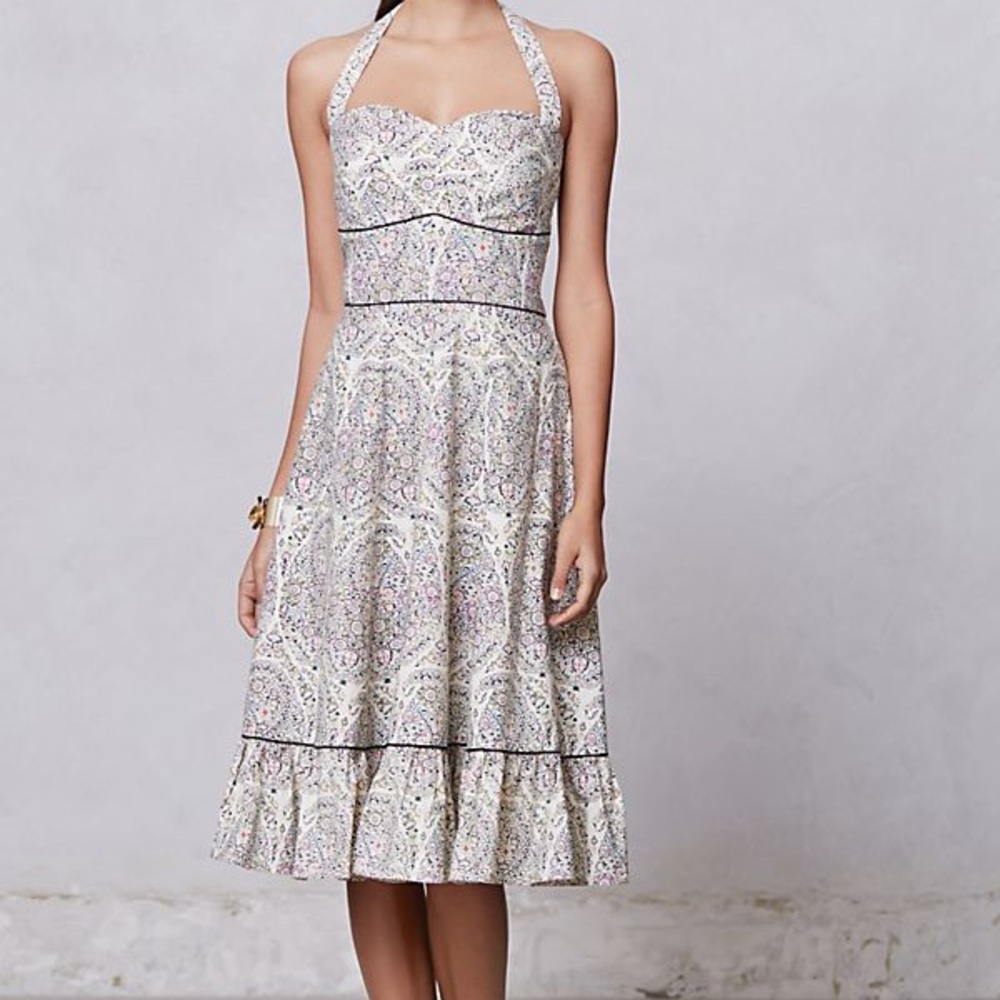 Anthropologie Girls From Savoy paisley dress